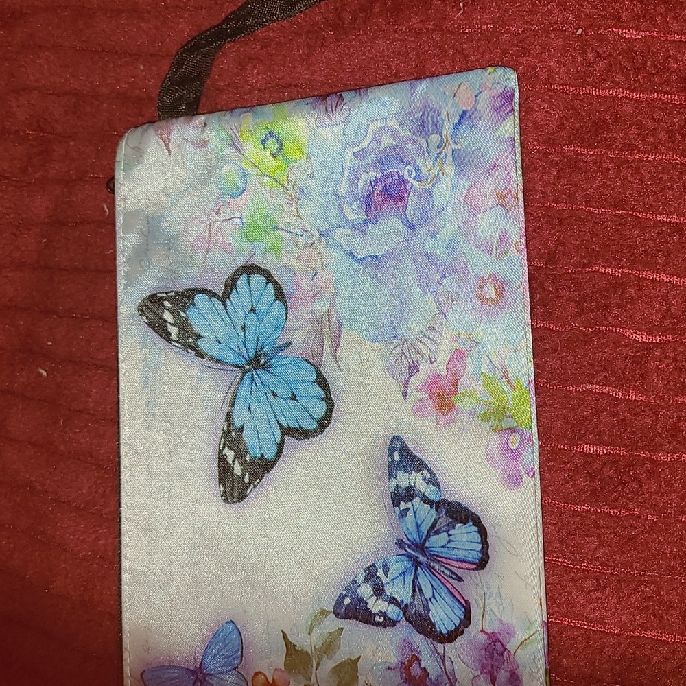 Gorgeous butterfly pouch wristlet bag - Picture 4 of 8